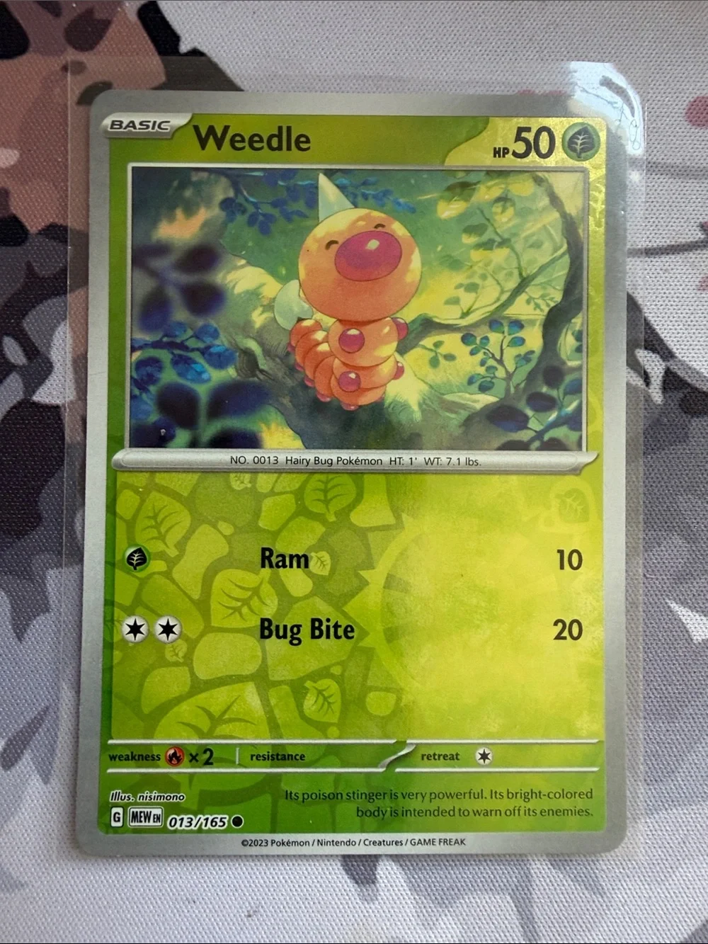Weedle, Kakuna & Beedrill Pokémon Evolution Reverse Holo Lot 🐝 | 4 Cards ✨5/$25